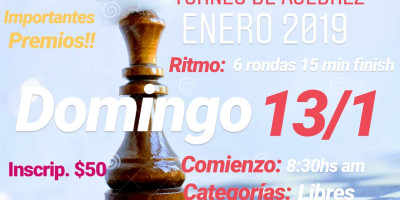 Este domingo Torneo de Ajedrez