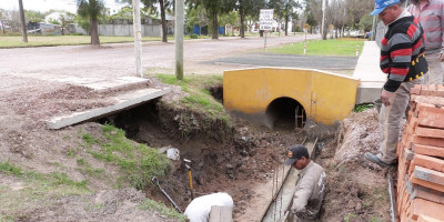 Construcción de nueva alcantarilla