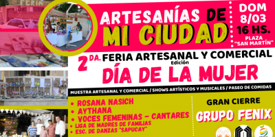 Artesanías de mi ciudad - Día de la Mujer