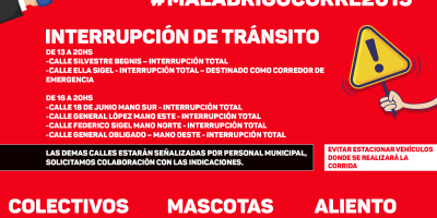 IMPORTANTE: Recomendaciones y avisos durante #MalabrigoCorre2019