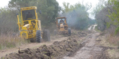 Continúan los trabajos en Camino Rurales