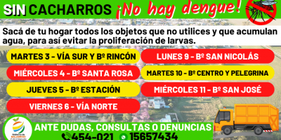 Sin cacharros no hay dengue