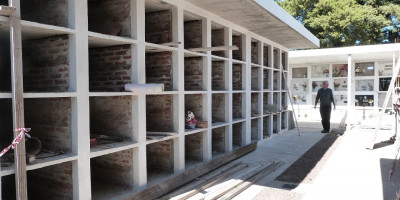 Continúan las obras en el Cementerio