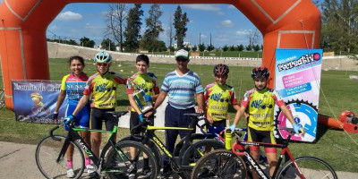 Gran actuación de los ciclistas locales en Rafaela