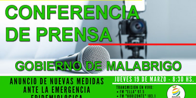 ATENCIÓN Conferencia de Prensa