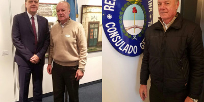 El Intendente arribó a Alemania y comenzó las reuniones de trabajo