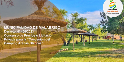 Llamado a Concurso de Precios o Licitación Pública:  Concesión Camping Arenas Blancas