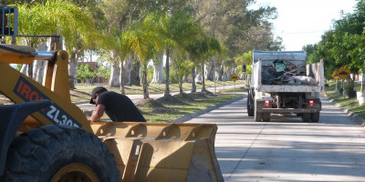 Se realizó el descacharrado en barrio Centro