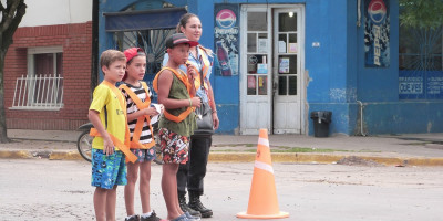 Los chicos de la Colonia de Vacaciones realizaron Educación Vial