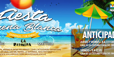 Comenzó la venta de entradas anticipadas para la  Fiesta Regional de la Arena Blanca”
