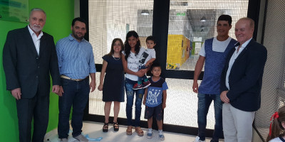 Se inauguró el Jardín “Trencito Azul”
