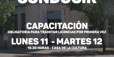 Nueva capacitación para la obtención de Licencias de Conducir