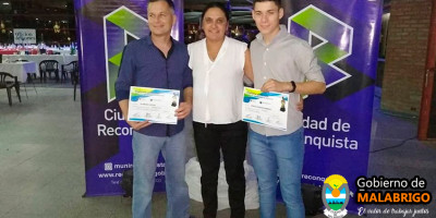 Alfredo Centis, Ivar Bordón y Fabiana Villán