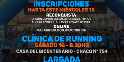 #MalabrigoCorre2019:  Última semana de inscripción online y presenciales