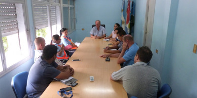 Reunión para coordinar acciones de tránsito