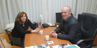 El Intendente recibió a la Diputada Nacional Silvina Frana