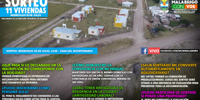 Este miércoles se sortea las 11 viviendas