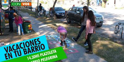 Hoy continúa “Vacaciones en tu Barrio” en Pelegrina