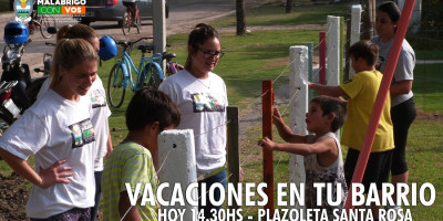 Hoy comienza “Vacaciones en tu Barrio” en Santa Rosa