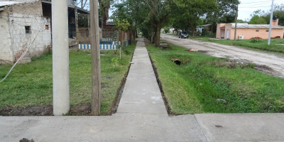 Continúa la construcción de Veredas Comunitarias