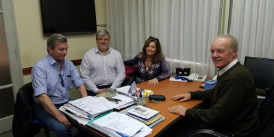 El Intendente recibió la visita de la Diputada Nacional Silvina Frana
