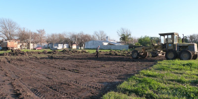 El Intendente visitó el inicio de obra del nuevo edificio del Jardín Nucleado
