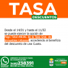 Descuentos y Nuevas Opciones para la Tasa Municipal